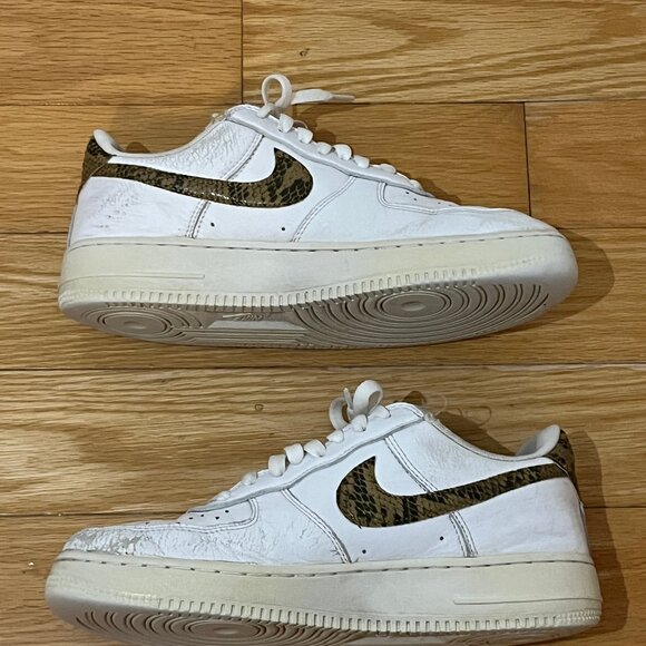 Nike Air Force 1 Ivory Snake US7.5 - Picture 6 of 9